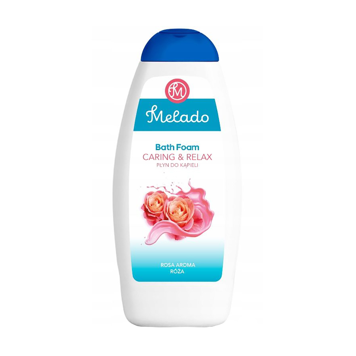 Піна для ванни Melado Caring &amp; Relax Bath Foam Aroma Rose Аромат троянди, 750 мл